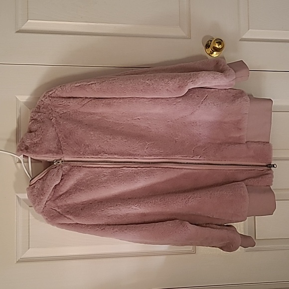 Free People Turn Up Fleece Faux Fur Jacket - Picture 3 of 5